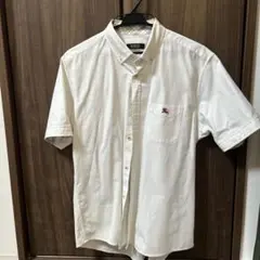 BURBERRY BLACK LABEL 半袖シャツ ホワイト