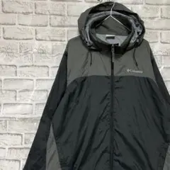 コロンビア　マウンテンパーカー　ブラックM ロゴ刺繍アウトドア0113