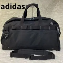 adidas ブラック 2way ボストンバッグ　大容量　合宿などに