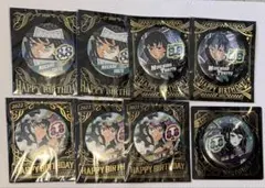 時透無一郎　バースデー缶バッジ　4種8個