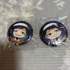 ツイステ 缶バッジ フロイド　ジェイド　2個セット