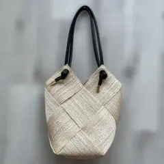 VIOLAd'OROベージュかごバッグ