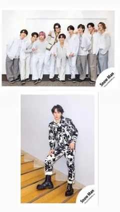 SnowMan 公式写真 宮舘涼太 集合