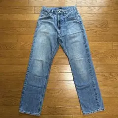 UNIQLO JEANS ライトブルー ストレートデニム 26cm