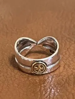 シルバー925 メキシカンジュエリークロスダガーイーグルリング　ヴィンテージ