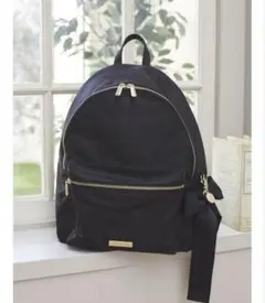 メゾンドフルール　リュック　リボンラウンドリュック　黒　美品
