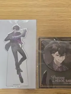 佐伯イッテツ アクリルスタンド 缶バッジ アニメイトカフェ