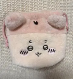 ちいかわ フェイス巾着 ピンクのサムネイル