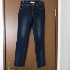 C17 スキニーデニム ダークブルー