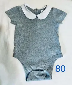 babyGAP ロンパース　丸襟　80半袖　フォーマル　セレモニー　シンプル