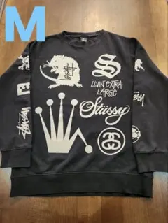 Stussy グラフィックトレーナー M