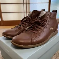 TOP SEVEN/トップセブン　レザースニーカー　ブラウン系　26.5cm