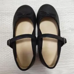 ブラックバレエシューズ 19.0cm