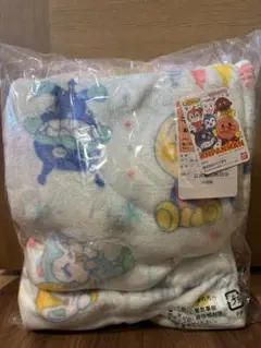 アンパンマン ブランケット 水色　膝掛け