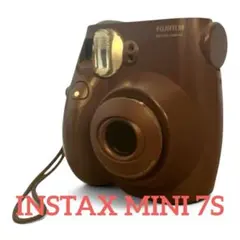 （良品）INSTAX MINI 7S インスタックスミニ7S ブラウン 動確済
