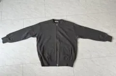 UNITED ARROWS グレー ジップアップ ニットのサムネイル