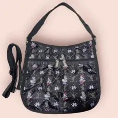 レスポートサック　ミニー&デイジー ドット　ショルダーバッグ ディズニー　黒