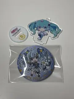 初音ミク 缶バッジ＋アクスタ（キーホルダー）セット まとめ売り