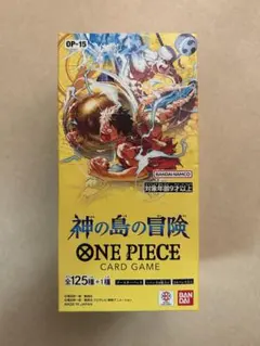 ONE PIECE Card op 15 神の島の冒険　BOX テープカット
