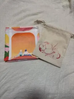 【新品未使用】ゴンチャ　福袋　スカーフ 巾着