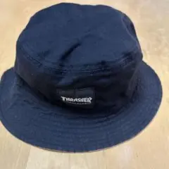 THRASHER バケットハット 黒