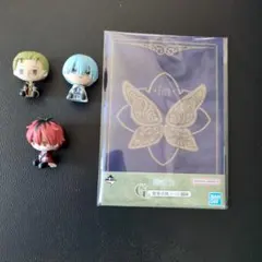 葬送のフリーレン　フィギュア3体と蝶デザインノートセット