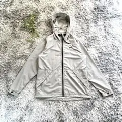 PUMA【XL】白/グレー チェック フード付き ナイロンJKT 春◎ スポーツ