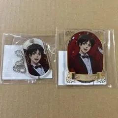 進撃の巨人　エレン　エウレカくじ　アクリルバッジ　アクリルキーホルダー　セット