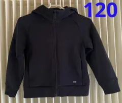 UNIQLO 120 パーカー　ストレッチドライスウェットフルジップパーカー
