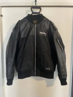 Schott × NEIGHBORHOODのレザーMA-1
