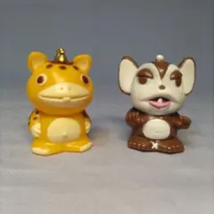 부스카 & 차메곤 소프비 손가락 인형 2체 세트 부스카의 참새가 작다
