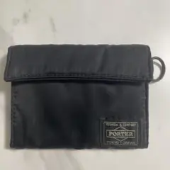 超希少　PORTER　ポーター　タンカー　ブラック　オレンジ　財布　三つ折り財布