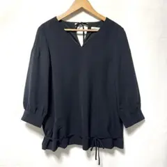 美品/FOXEY NEW YORK/バルーンスリーブ チュニック/40/NAVYのサムネイル