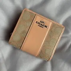 Coach 折りたたみ財布　アウトレット限定カラー　袋あり