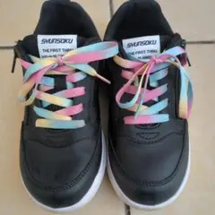 SHYUNSOKU ブラック スニーカー 21.0cm