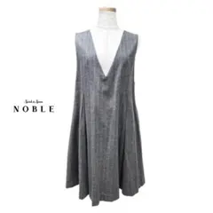 Noble Spick & Span Vネック ジャンパースカート mi138