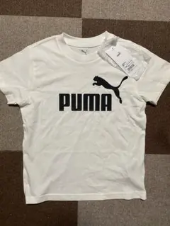 新品タグ付き　PUMA キッズ 半袖Tシャツ ホワイト 130cmのサムネイル