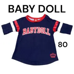 ★BABYDOLL 長袖　七分袖　カットソー ロンT 80
