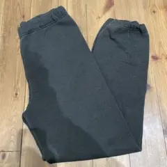 90s USA RUSSELL ブラック 無地 スウェット パンツ L フェード