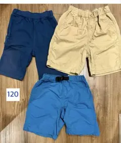 ユニクロ デビロック キッズ ハーフパンツ 3点セット 120cm 撥水