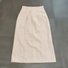 nano universeベージュ タイトスカート 38 シンプル