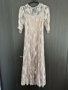 【美品】SNIDEL バックデザインレースオケドレス