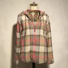 エルエルビーン ネルシャツパーカー M L.L.Bean　チェック柄 体型カバーのサムネイル