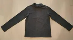 ユニクロ　サイズ140　カットソー　フリース　グレー　こども　キッズ