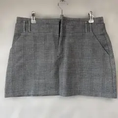 ZARA ザラ チェック柄ミニスカート タイトスカート M 美品