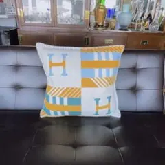 未使用☆HERMES エルメス アヴァロン エポぺ ブランケット ブルー