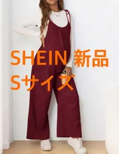 SHEINマタニティ カジュアル ストラップ ジャンプスーツ レッド Sサイズ