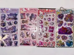 【正規品】 サンリオキャラクターズ シール キラキラカプセル ウォーター 4枚売