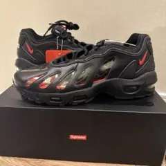 SUPREME × NIKE AIR MAX 96BLACK/SPEED RED