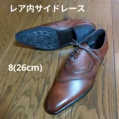 内サイドレース ドレスシューズ ブラウン 8(26cm)のサムネイル